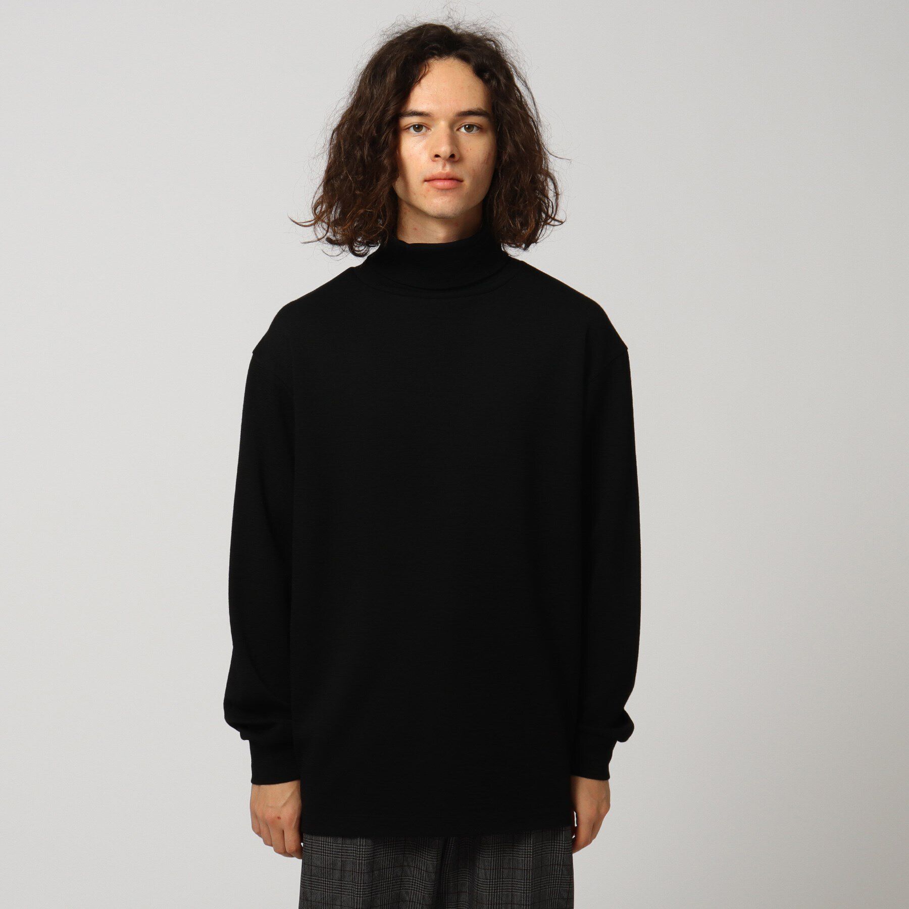 tk.TAKEO KIKUCHI「【S～3L】ミラノリブタートルネックニットソー（ユニセックスアイテム）」|Tシャツ・カットソー|