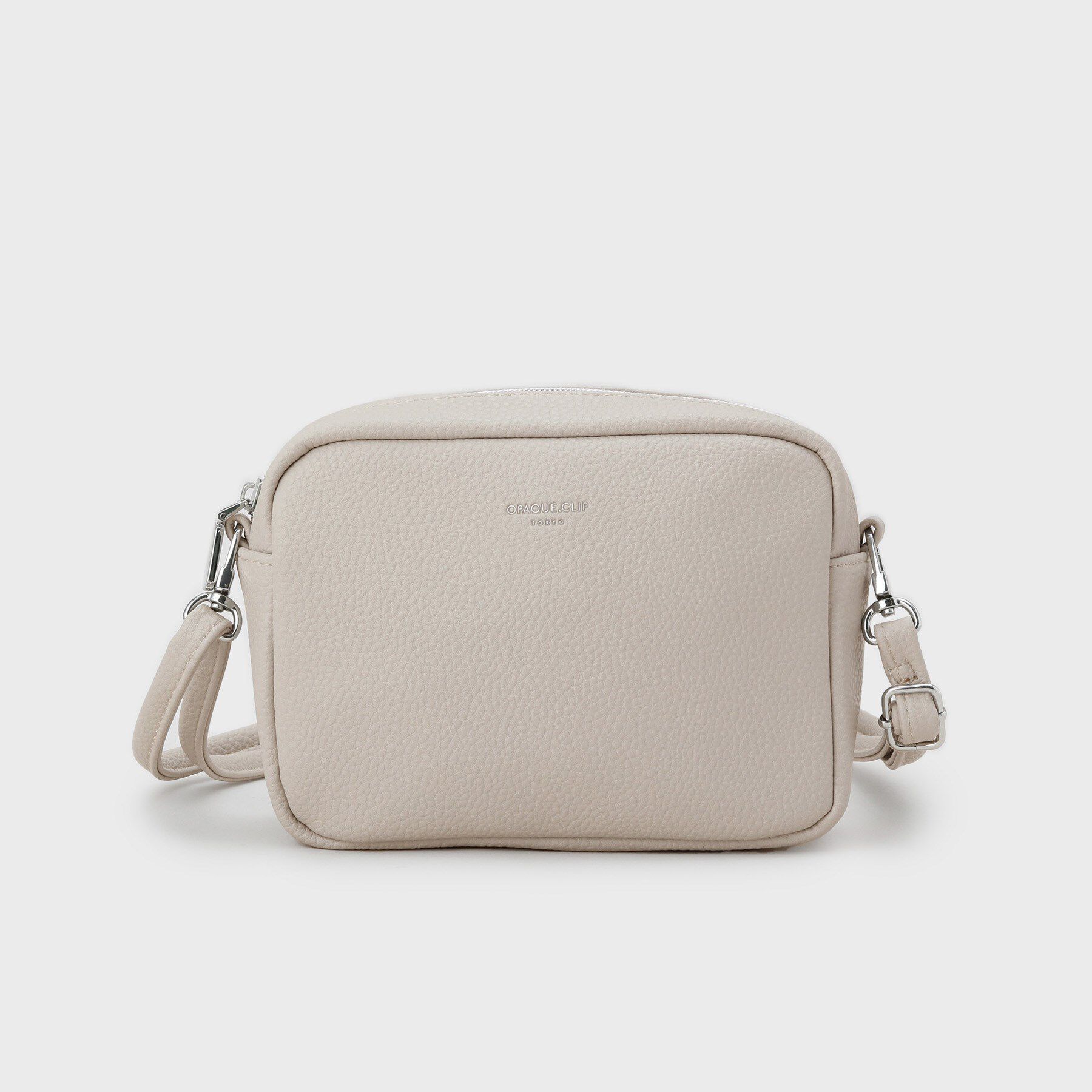 OPAQUE.CLIP「シュリンク合皮スクエアミニショルダーバッグ【軽量／長さ調整可能】」|ショルダー・メッセンジャー|