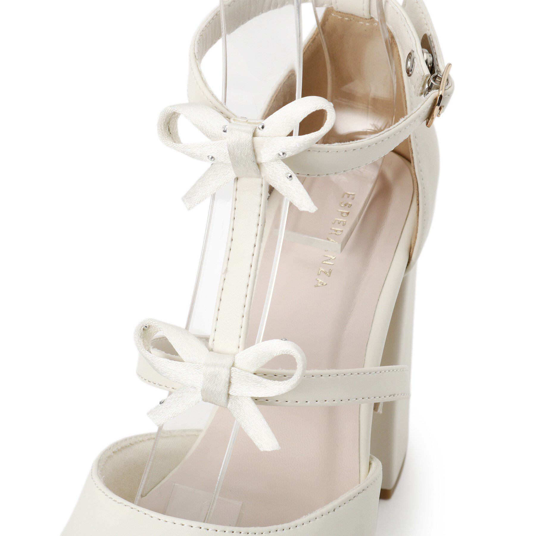 ESPERANZA「【ラク盛り/パンプス】ダブルリボン2WAYパンプス」|パンプス|