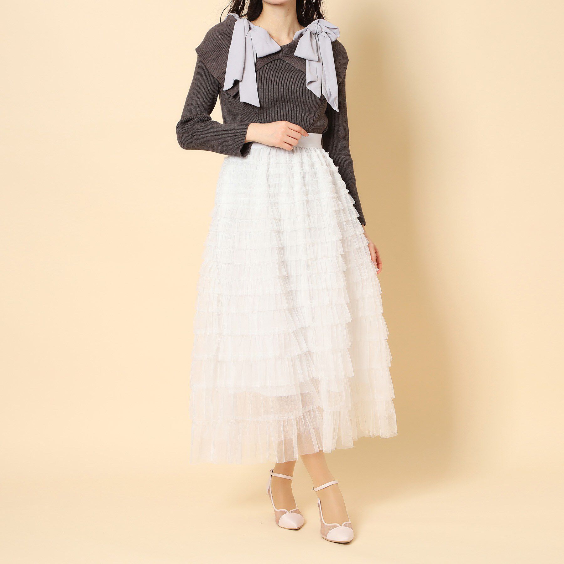 ESPERANZA「ハートカットストラップパンプス」|パンプス|