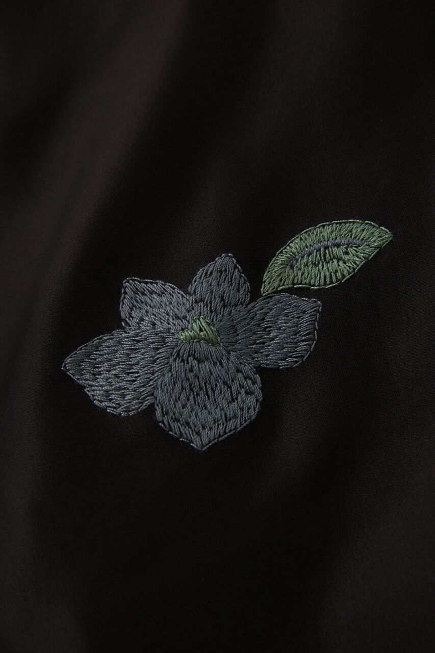 MOUSSY「リサイクルポリエステルサテン生地刺繍サテンキャミ」|キャミソール|