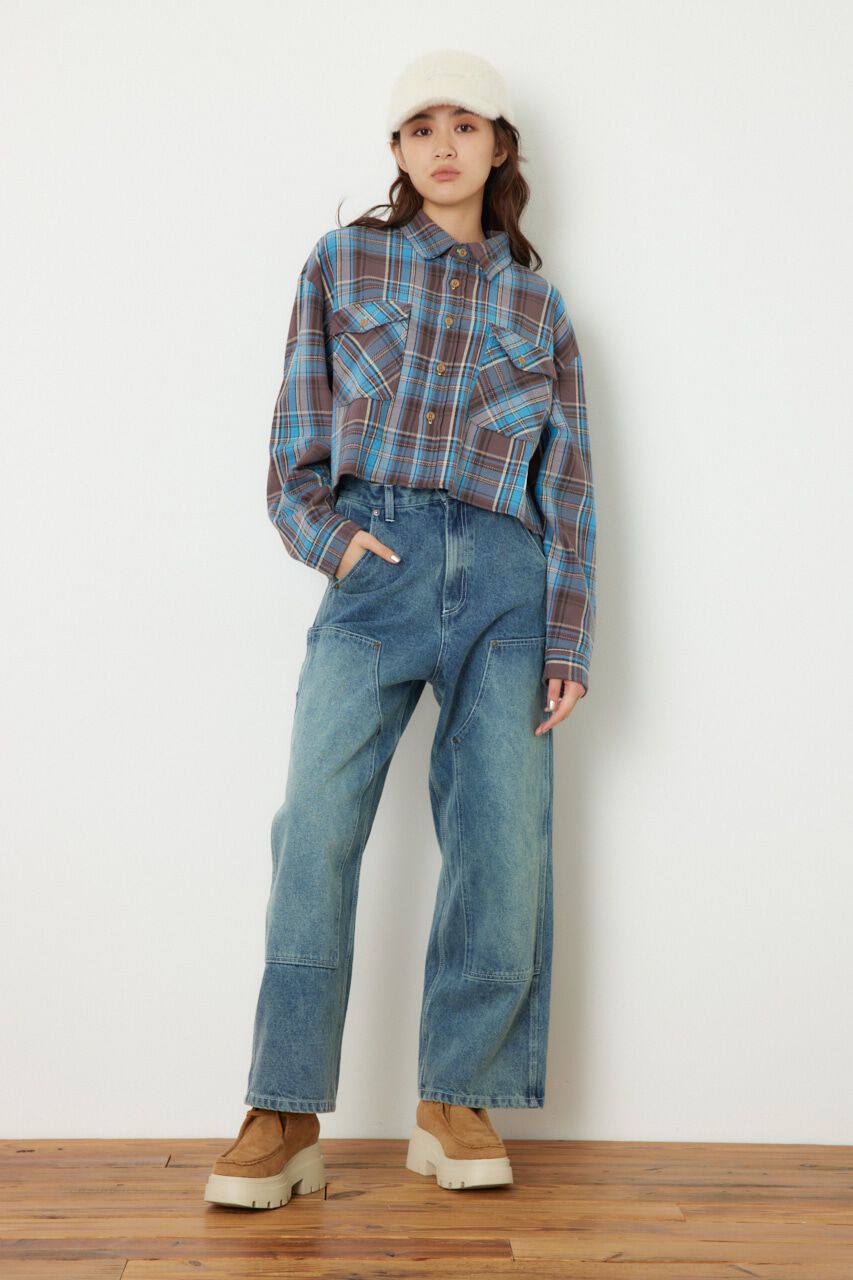 RODEO CROWNS「CHECK OVER シャツ」|シャツ・ブラウス|