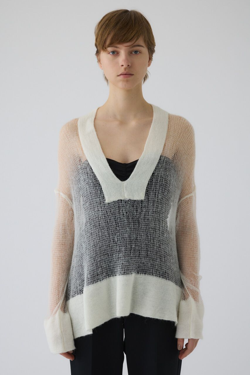 RIM.ARK 「Low gauge mohair mix knit」|ニット・セーター|