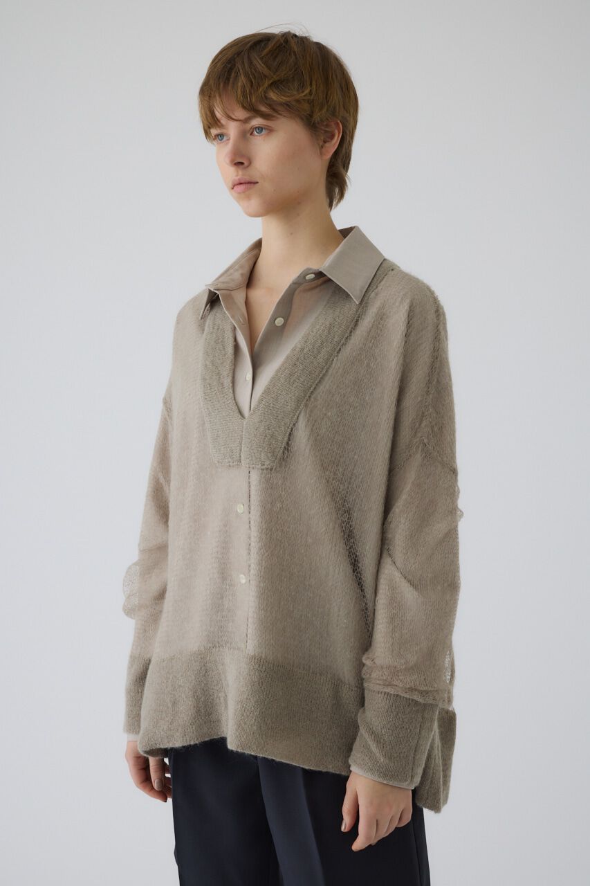 RIM.ARK 「Low gauge mohair mix knit」|ニット・セーター|
