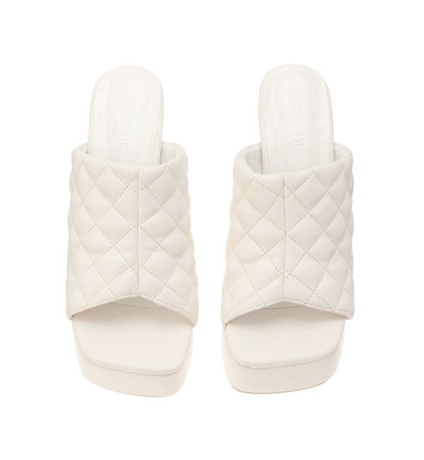 RESEXXY「キルティング厚底サンダル」|サンダル|