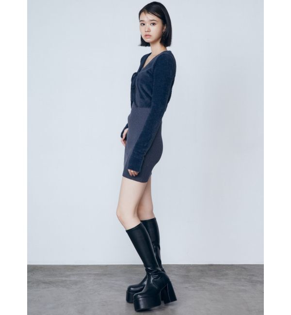 EMODA「シャギー2ピースミニワンピース」|ワンピース|