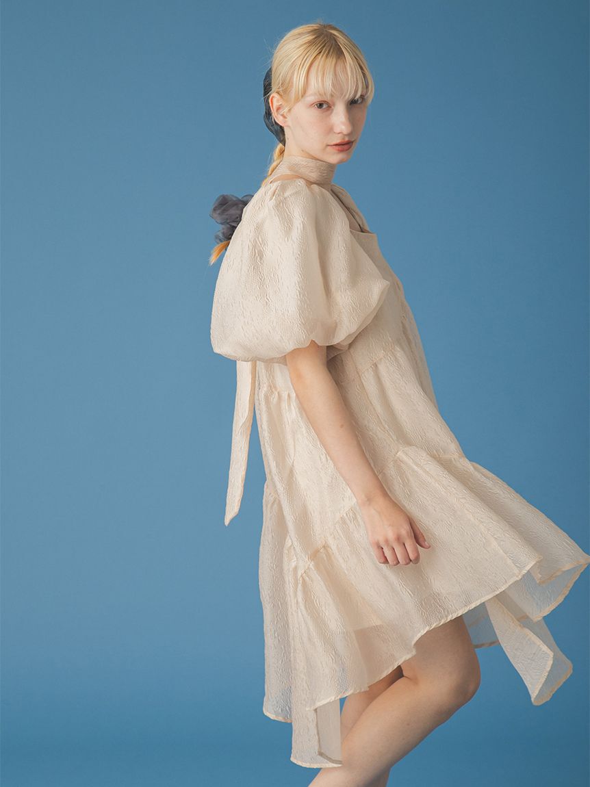 FURFUR「ジャガードAラインワンピース」|ワンピース|