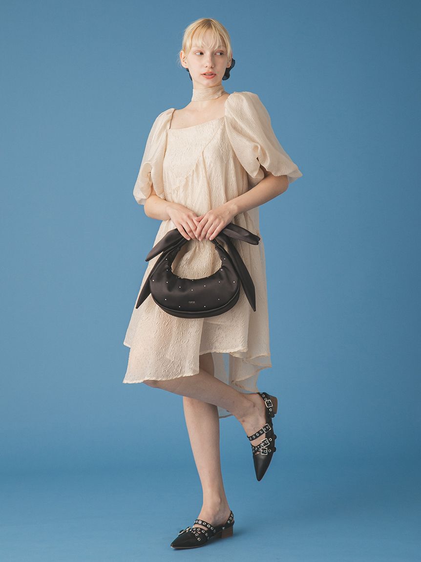 FURFUR「ジャガードAラインワンピース」|ワンピース|