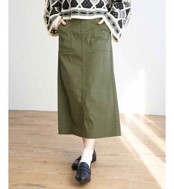 Lbc with Life「さらひやプラスIラインスカート」|スカート|