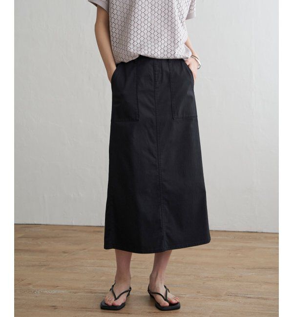 Lbc with Life「さらひやプラスIラインスカート」|スカート|