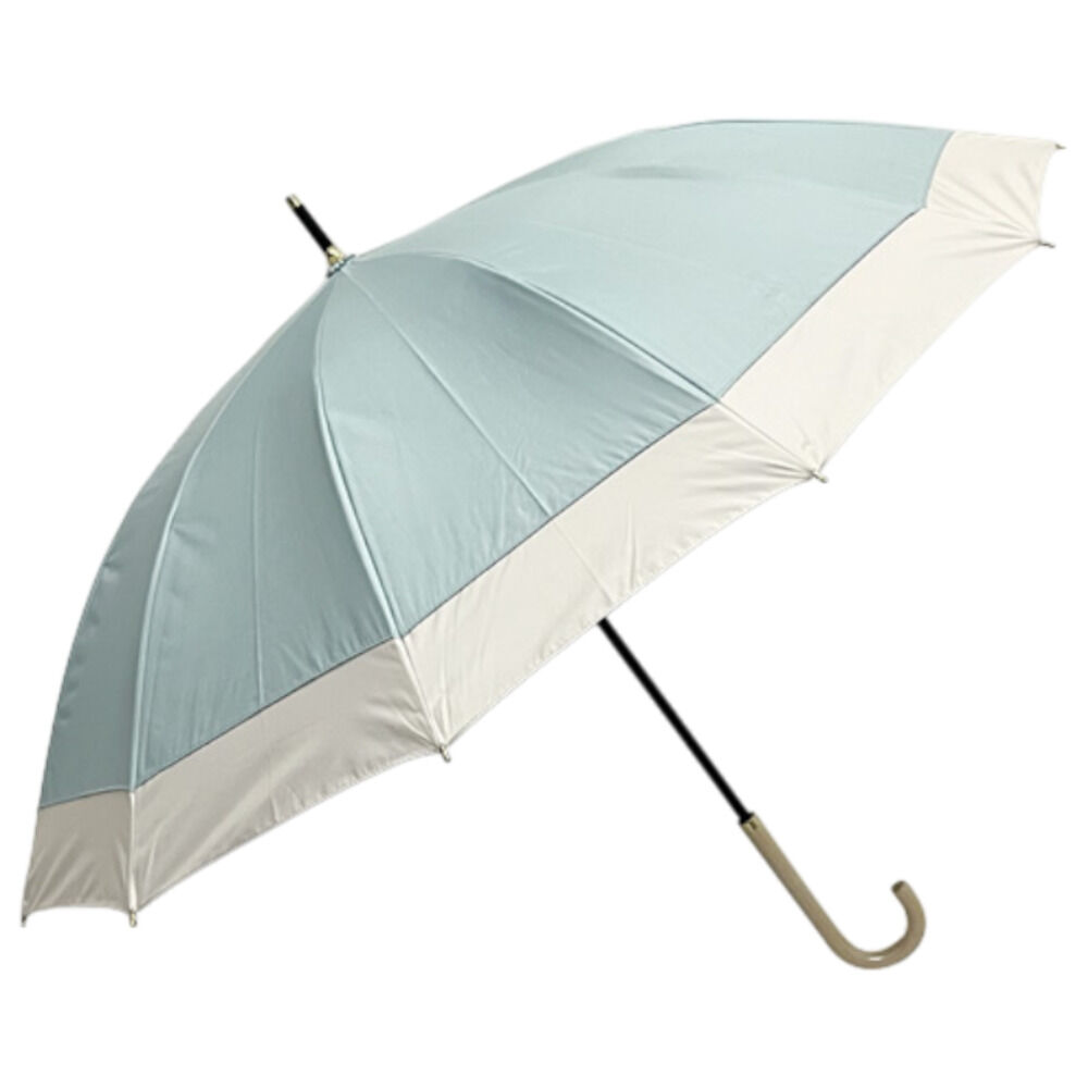 BACKYARD FAMILY「晴雨兼用傘 長傘 遮熱 レディース 通販 傘 晴雨兼用 一級遮光 日傘 雨傘 かさ カサ 55cm」|傘|グリーン1