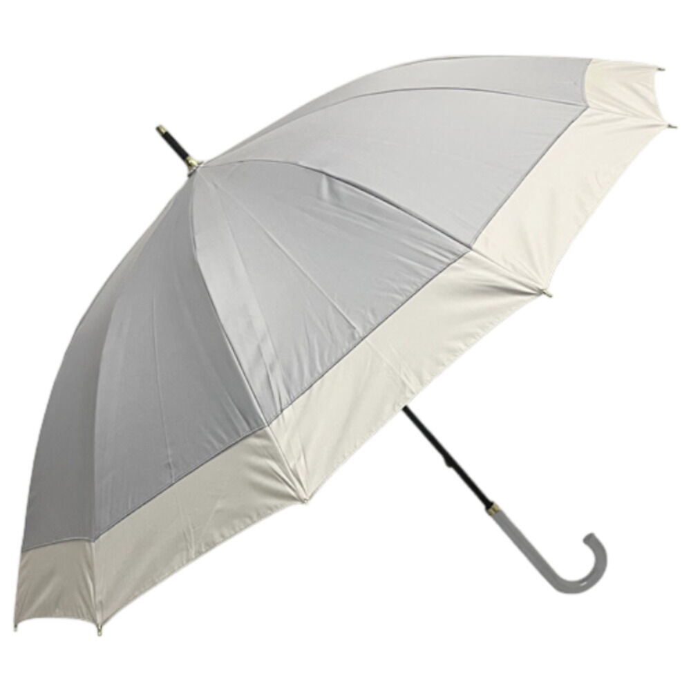 BACKYARD FAMILY「晴雨兼用傘 長傘 遮熱 レディース 通販 傘 晴雨兼用 一級遮光 日傘 雨傘 かさ カサ 55cm」|傘|グレー1