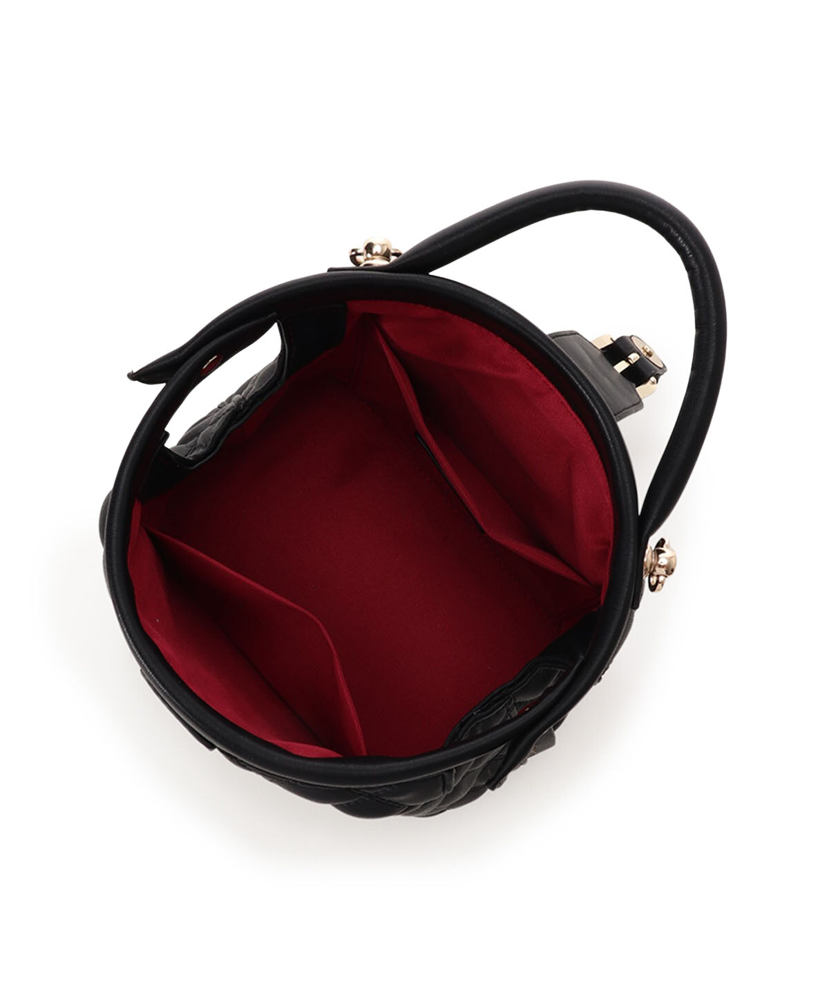 Samantha Thavasa「ラウンド型キルティング ワンハンドルバッグ 小サイズ」|ハンドバッグ|