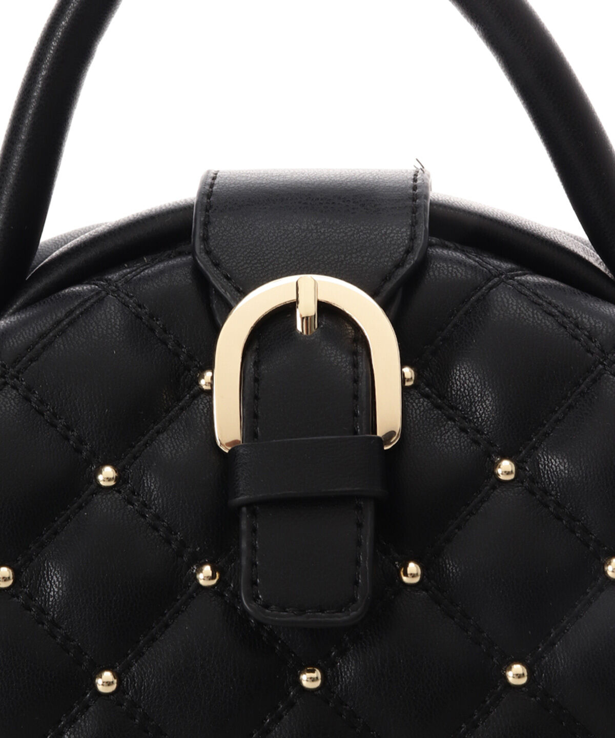 Samantha Thavasa「ラウンド型キルティング ワンハンドルバッグ 小サイズ」|ハンドバッグ|