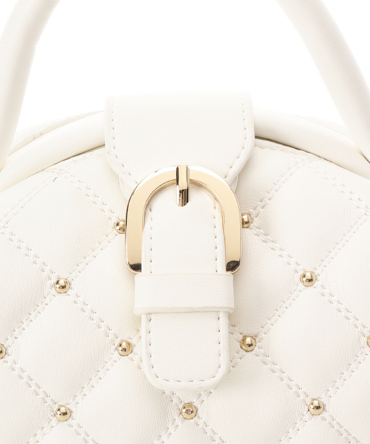 Samantha Thavasa「ラウンド型キルティング ワンハンドルバッグ 小サイズ」|ハンドバッグ|