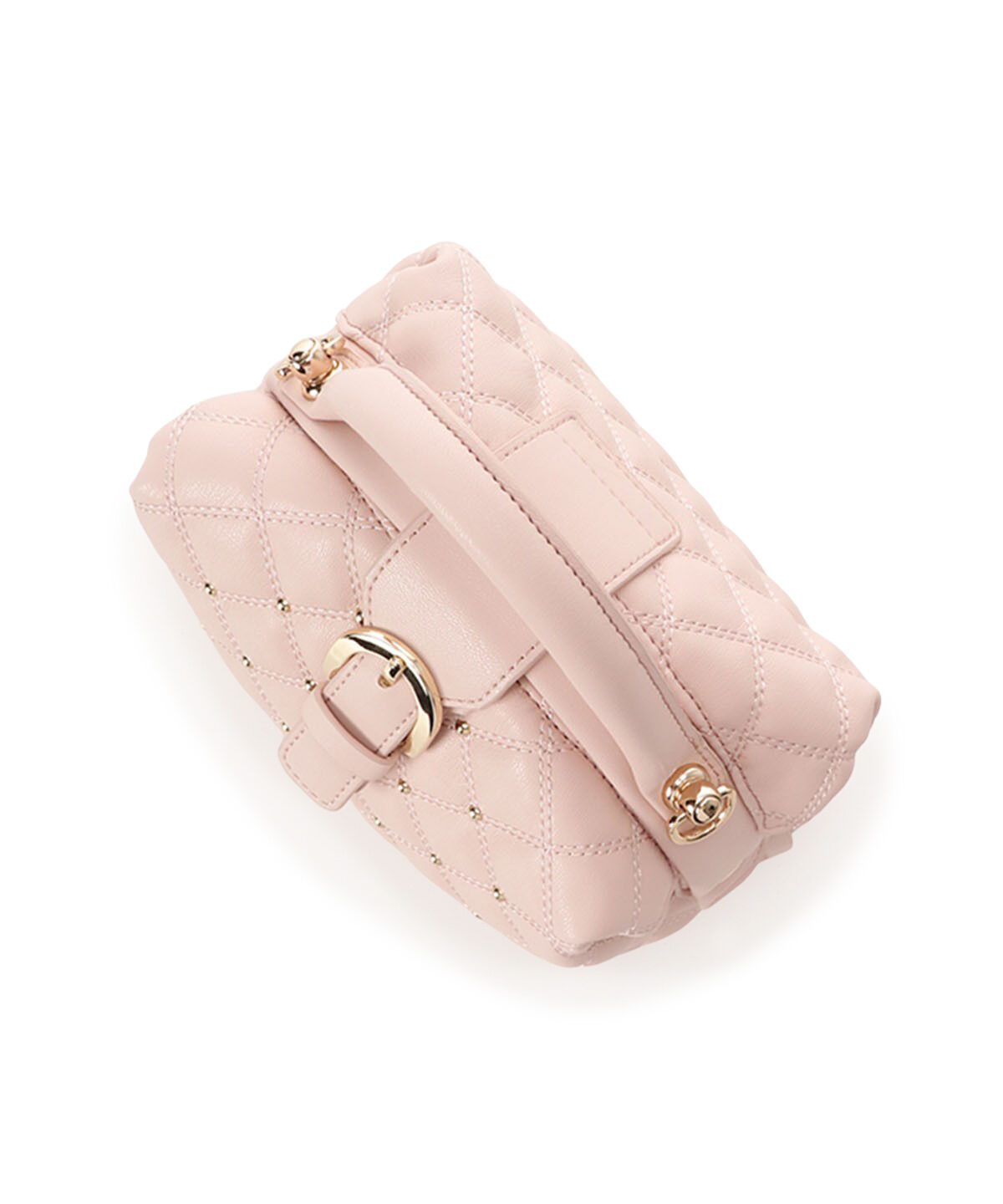 Samantha Thavasa「ラウンド型キルティング ワンハンドルバッグ 小サイズ」|ハンドバッグ|