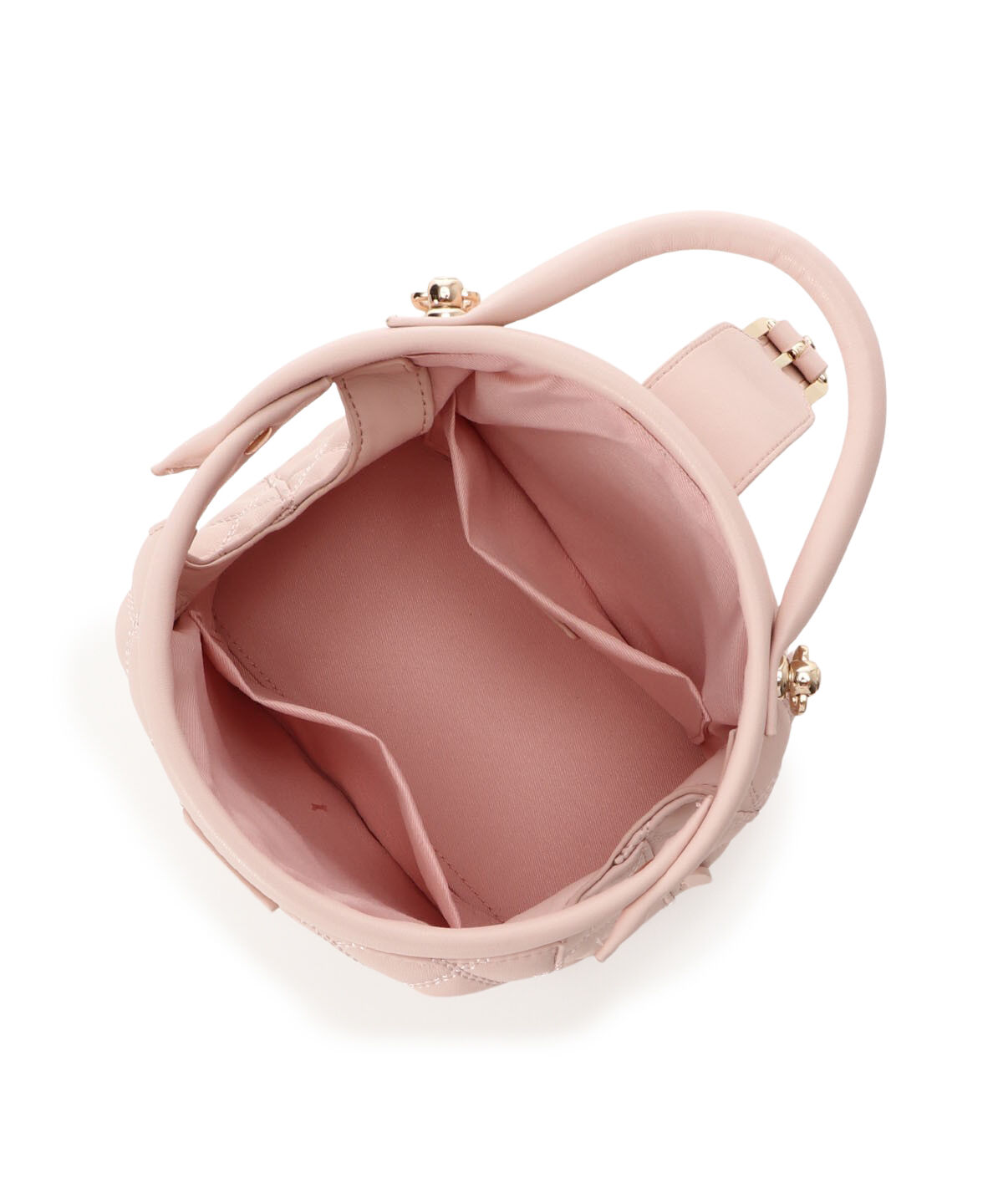 Samantha Thavasa「ラウンド型キルティング ワンハンドルバッグ 小サイズ」|ハンドバッグ|