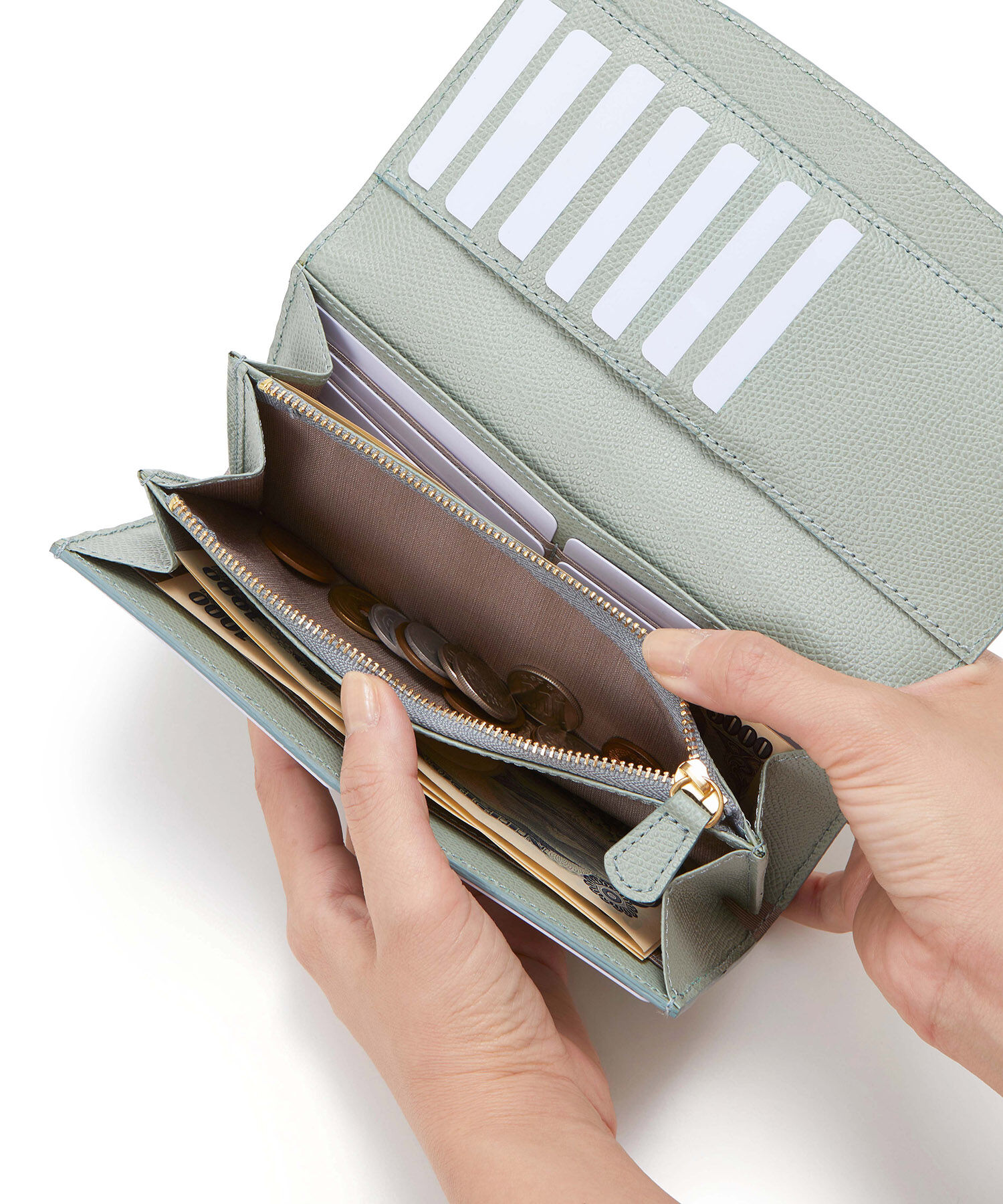 TOPKAPI 「COLORATO［コロラート］角シボ型押し・長財布」|財布|