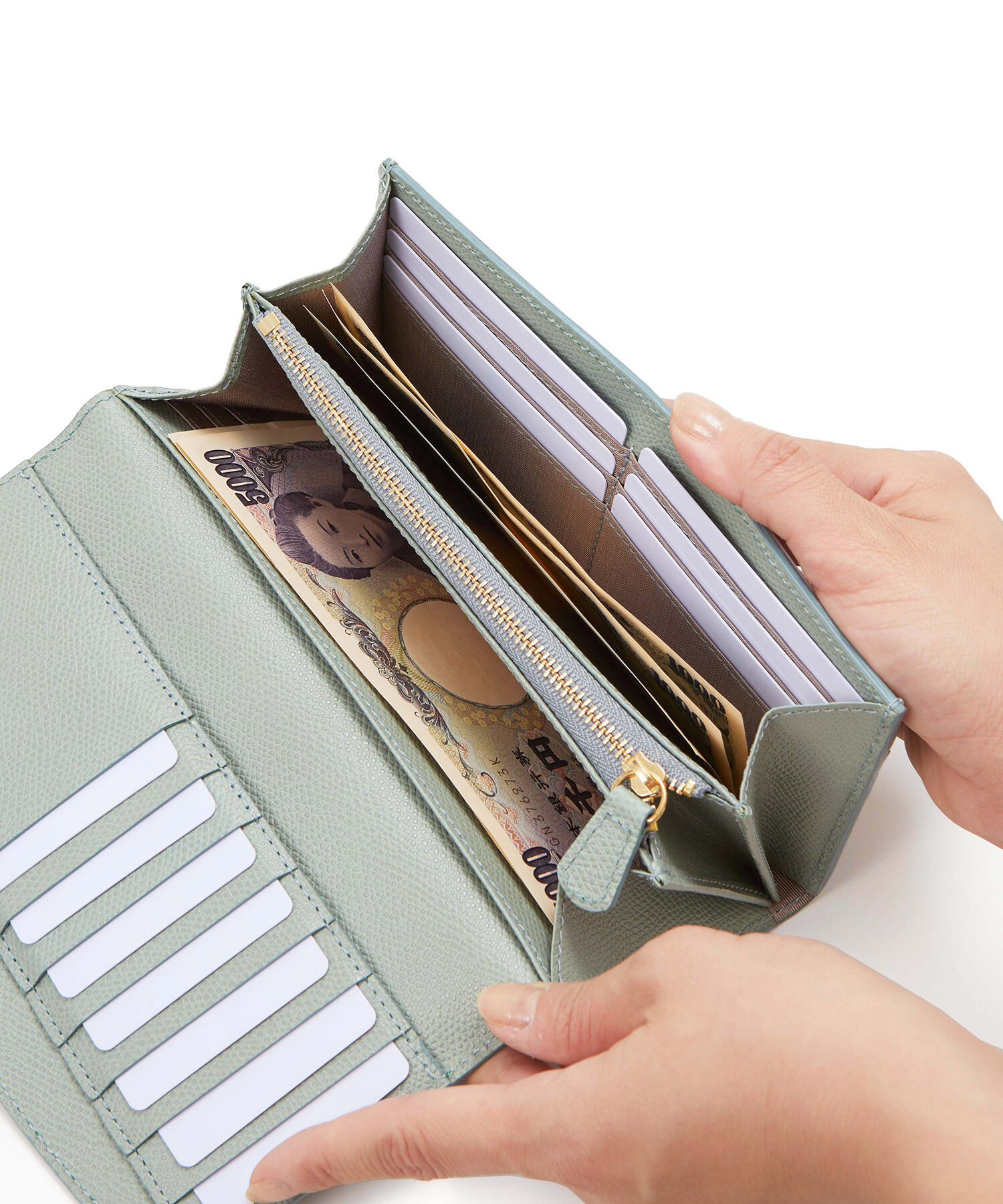 TOPKAPI 「COLORATO［コロラート］角シボ型押し・長財布」|財布|