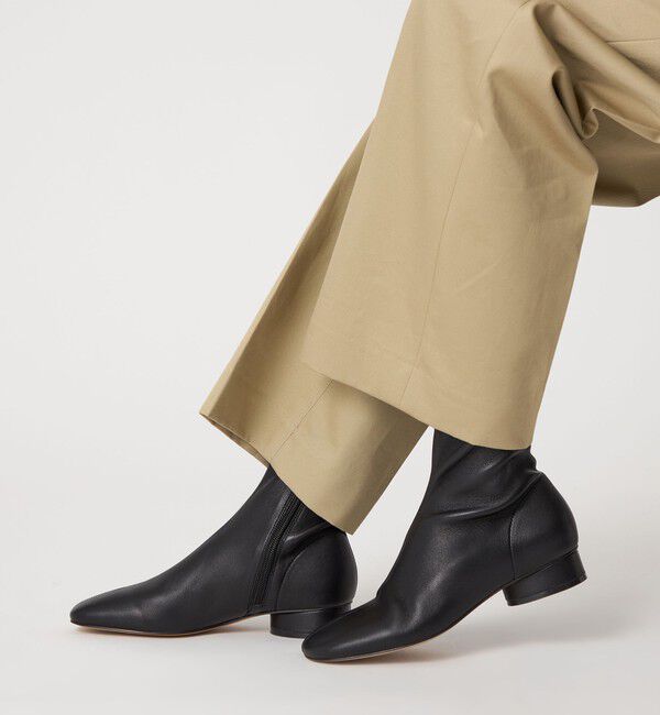 ODETTE E ODILE「ソフトストレッチ ショートブーツ25&uarr;」|ショートブーツ|