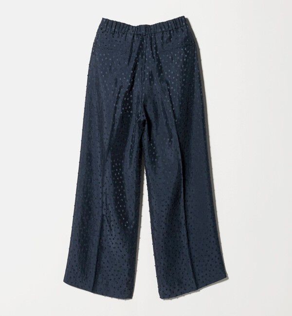 UNITED ARROWS「ドット サテン 2タック ワイドパンツ」|その他|