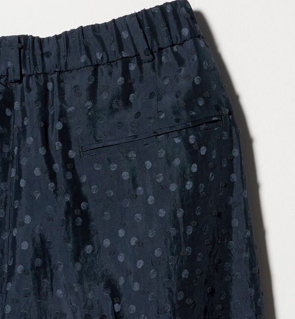 UNITED ARROWS「ドット サテン 2タック ワイドパンツ」|その他|