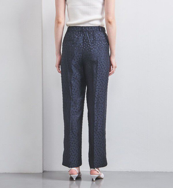 UNITED ARROWS「ドット サテン 2タック ワイドパンツ」|その他|
