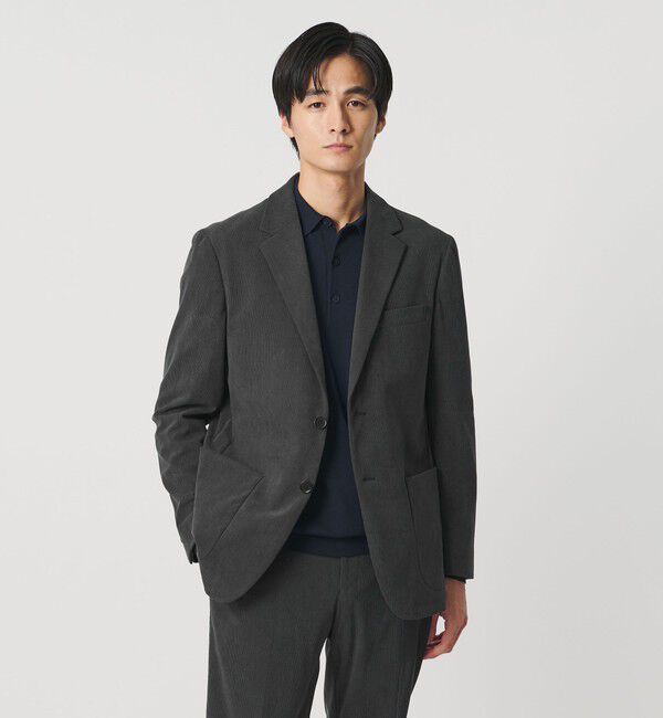 UNITED ARROWS「ライト コーデュロイ シングル 2ボタン テーラードジャケット UA COZY ウォッシャブル ヨコストレッチ」|スーツ|