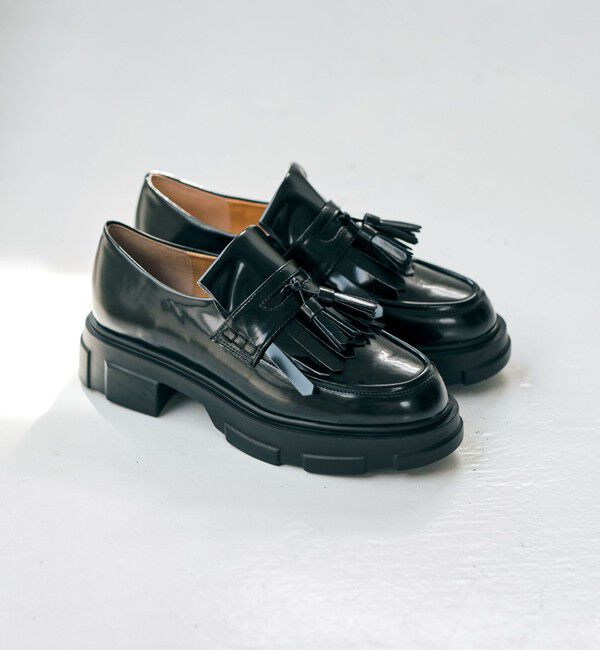 UNITED ARROWS green label relaxing「レイン 2WAY ローファー」|レインシューズ|BLACK