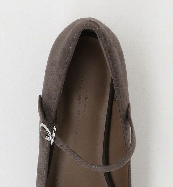 UNITED ARROWS green label relaxing「Vカット ストラップ フラットシューズ 撥水」|パンプス|