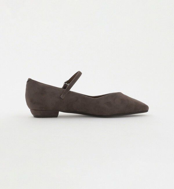 UNITED ARROWS green label relaxing「Vカット ストラップ フラットシューズ 撥水」|パンプス|