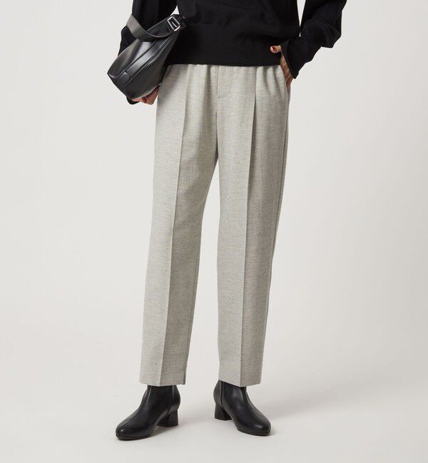 UNITED ARROWS green label relaxing「［size SHORT/TALLあり］ライト サキソニー テーパード パンツ ウォッシャブル」|その他|LT.GRAY