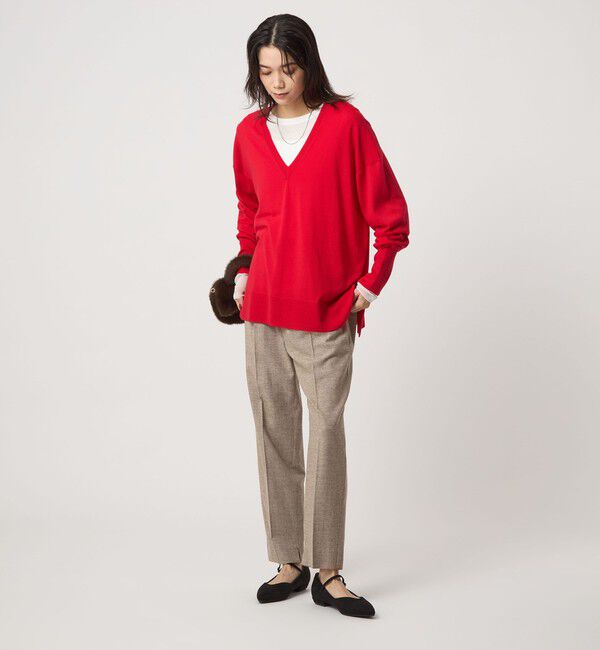 UNITED ARROWS green label relaxing「［size SHORT/TALLあり］ライト サキソニー テーパード パンツ ウォッシャブル」|その他|