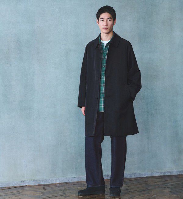 UNITED ARROWS green label relaxing「ナイロン ツイル ステンカラーコート -撥水-」|ステンカラーコート|
