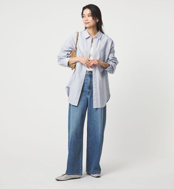 UNITED ARROWS green label relaxing「［size SHORTあり］オックス オーバー シャツ」|シャツ・ブラウス|