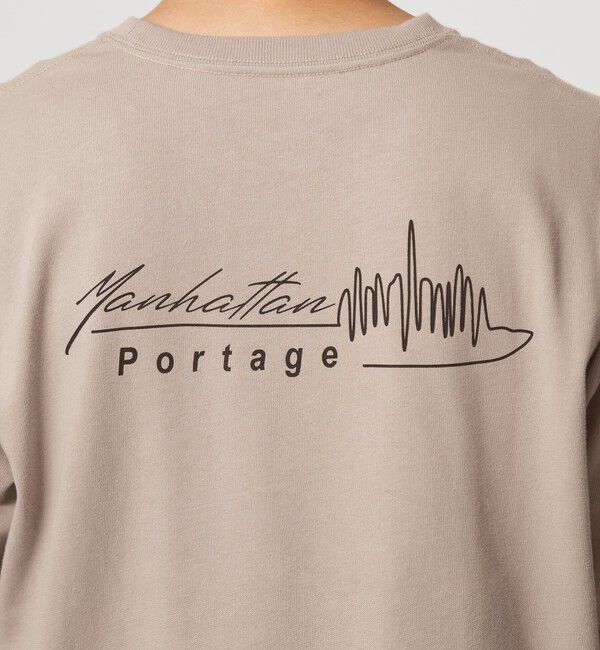 UNITED ARROWS green label relaxing「【別注】＜Manhattan Portage＞プリント 長袖 Tシャツ」|Tシャツ・カットソー|
