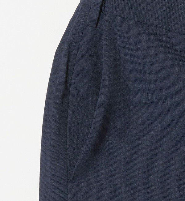 BEAUTY&YOUTH UNITED ARROWS「ピンヘッド ポリエステル ノープリーツ スリムパンツ セットアップ対応可能」|チノ|