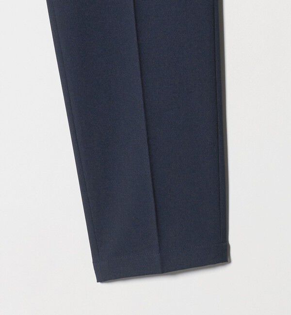 BEAUTY&YOUTH UNITED ARROWS「ピンヘッド ポリエステル ノープリーツ スリムパンツ セットアップ対応可能」|チノ|