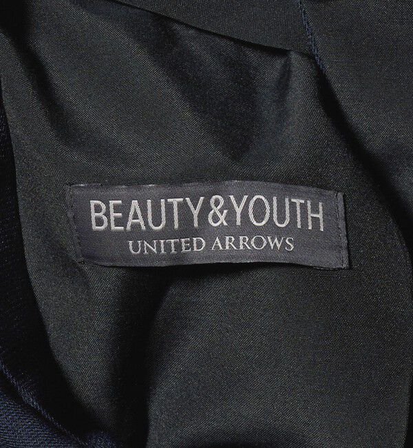 BEAUTY&YOUTH UNITED ARROWS「ピンヘッド ポリエステル ノープリーツ スリムパンツ セットアップ対応可能」|チノ|