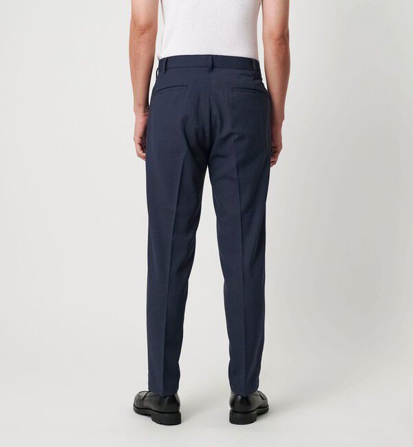 BEAUTY&YOUTH UNITED ARROWS「ピンヘッド ポリエステル ノープリーツ スリムパンツ セットアップ対応可能」|チノ|