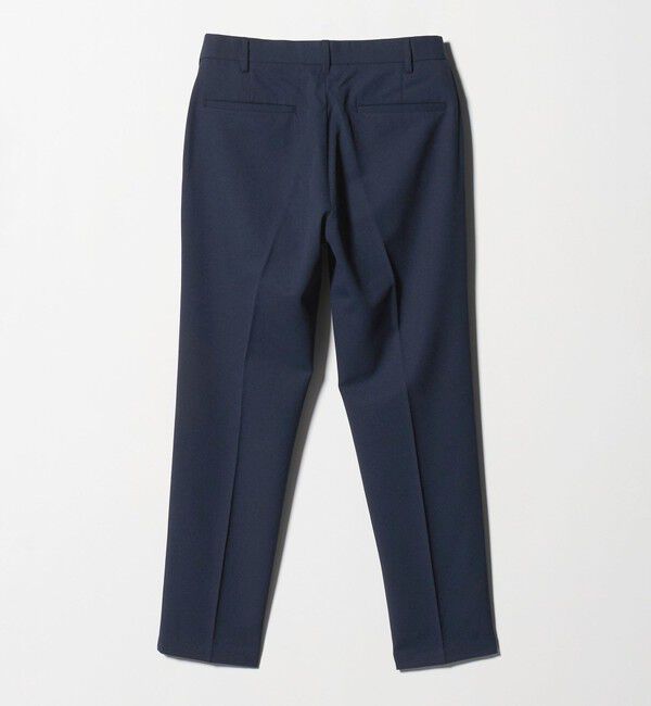 BEAUTY&YOUTH UNITED ARROWS「ピンヘッド ポリエステル ノープリーツ スリムパンツ セットアップ対応可能」|チノ|