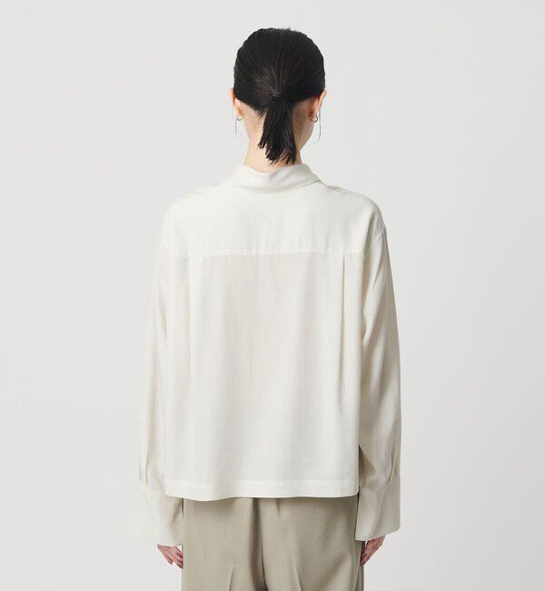 BEAUTY&YOUTH UNITED ARROWS「セルロース タイブラウス ウォッシャブル」|シャツ・ブラウス|