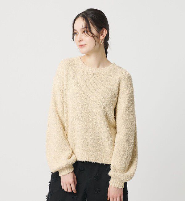 BEAUTY&YOUTH UNITED ARROWS「コットンブレンド シャギーニットプルオーバー」|ニット・セーター|