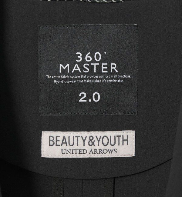BEAUTY&YOUTH UNITED ARROWS「360&deg;MASTER 2.0 リラックス 2ボタン ジャケット セットアップ対応 ストレッチ 撥水」|テーラードジャケット|
