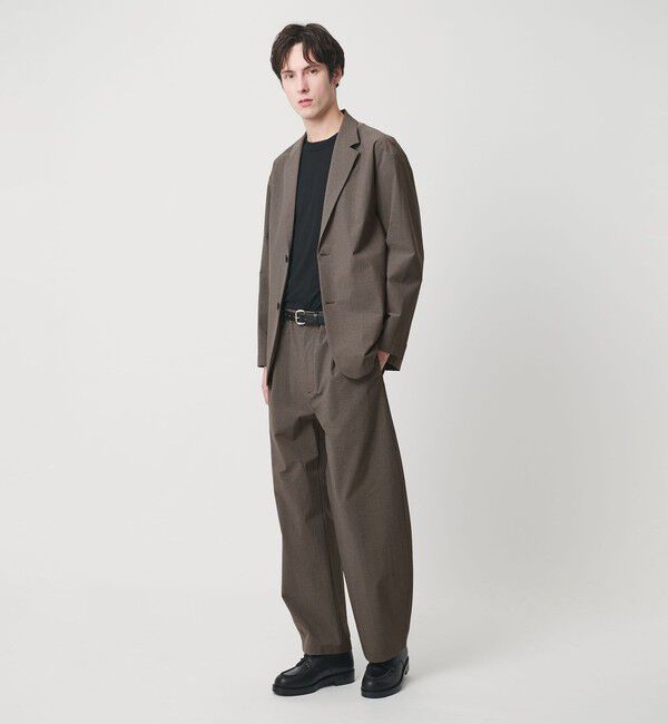 BEAUTY&YOUTH UNITED ARROWS「360&deg;MASTER 2.0 カーブ イージーパンツ NO.11 セットアップ対応 ストレッチ 撥水 ウォッシャブル」|チノ|