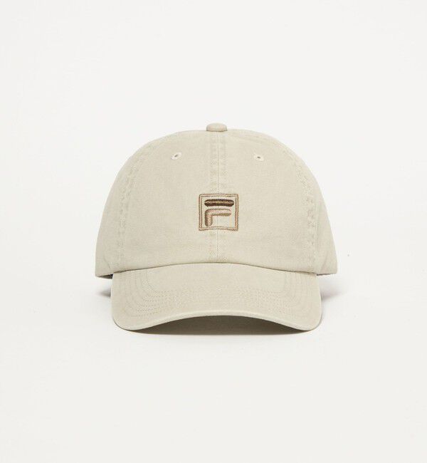 BEAUTY&YOUTH UNITED ARROWS「【別注】＜FILA＞コットン ウォッシュ ロゴ キャップ」|キャップ・キャスケット|
