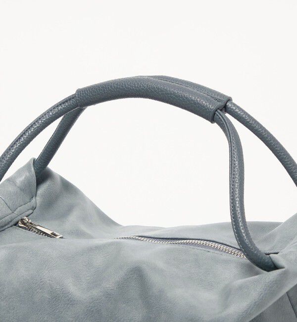 BEAUTY&YOUTH UNITED ARROWS「レザーライク コンビ タック バッグ」|ハンドバッグ|