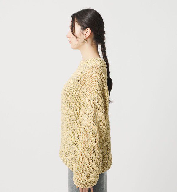 BEAUTY&YOUTH UNITED ARROWS「テープヤーン ローゲージ ニットプルオーバー」|ニット・セーター|