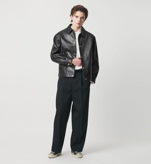 BEAUTY&YOUTH UNITED ARROWS「セミベジタブル レザー トラッカー ジャケット」|その他|