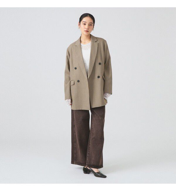 Ray BEAMS 「チェック オーバー ジャケット」|テーラードジャケット|